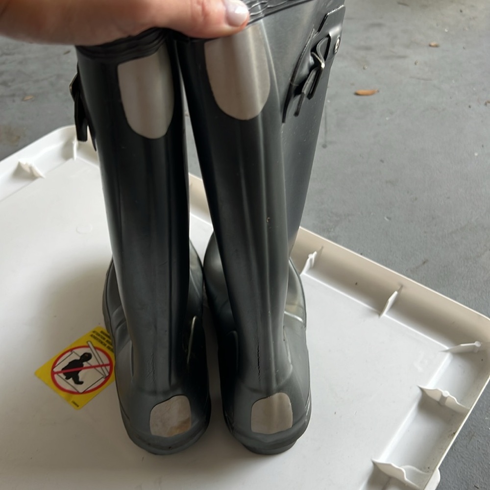 Hunter Classic peuter/silver Rain Boots - Picture 3 of 4